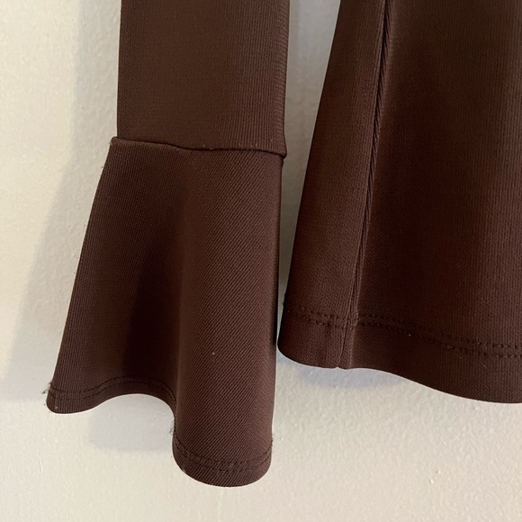 Ann Taylor Loft Petites Size Small Brown Blouse - Picture 2 of 5